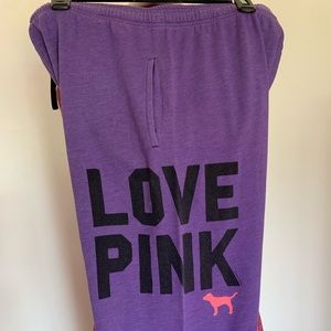 PINK purple medium sweatpants